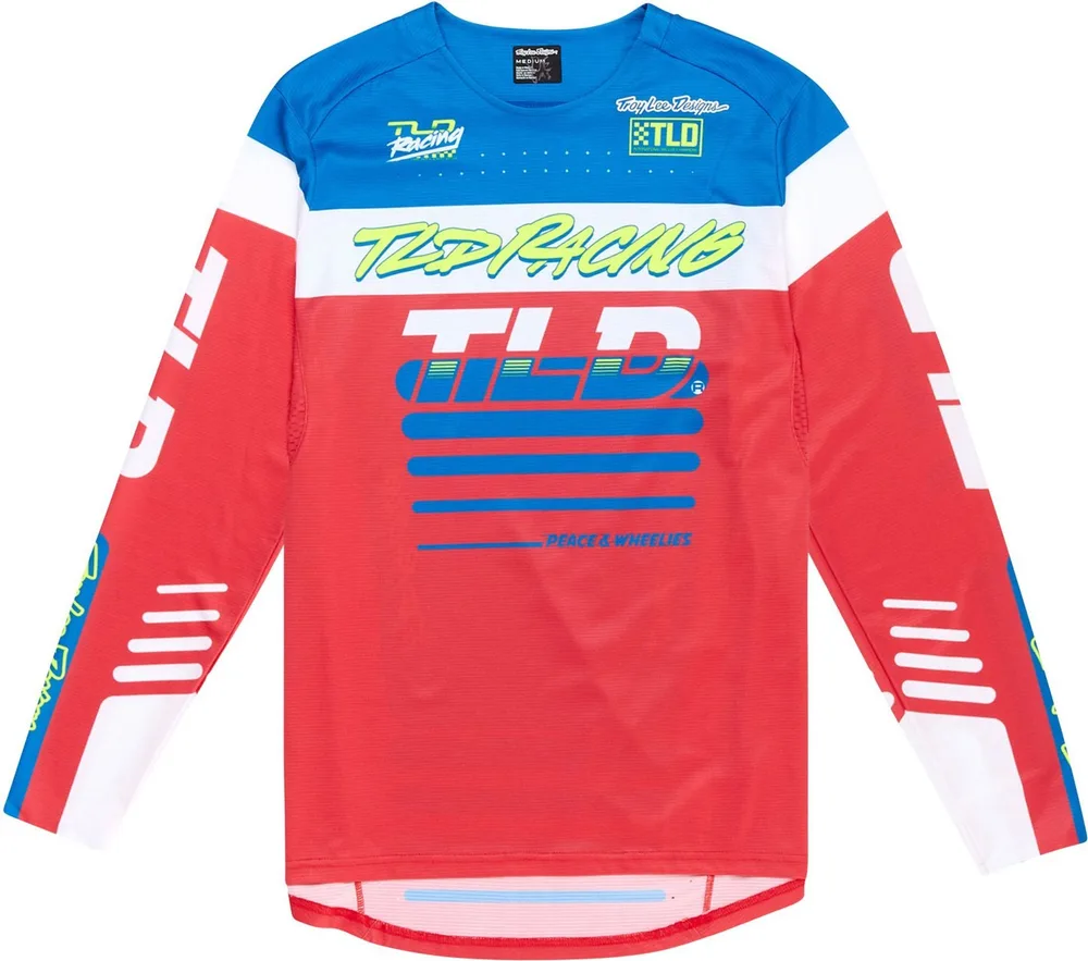 Dres s dlhým rukávom TLD Sprint Fifty-50 Fiery Red