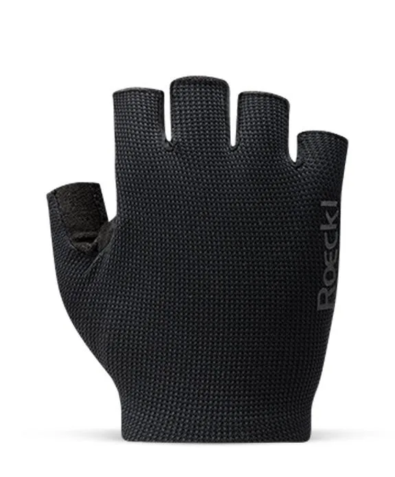 Roeckl cyklistické rukavice Itamos 3, čierno-biele ( black/white )