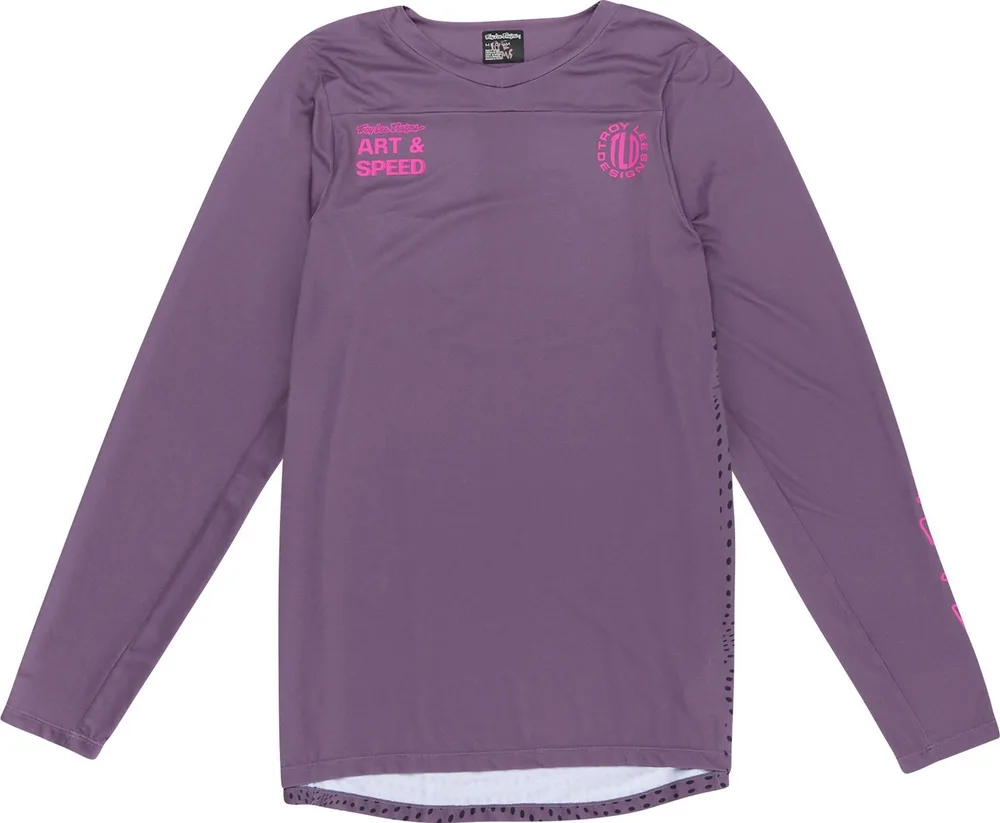 Dres s dlhým rukávom TLD Skyline Radioscape Deep Purp