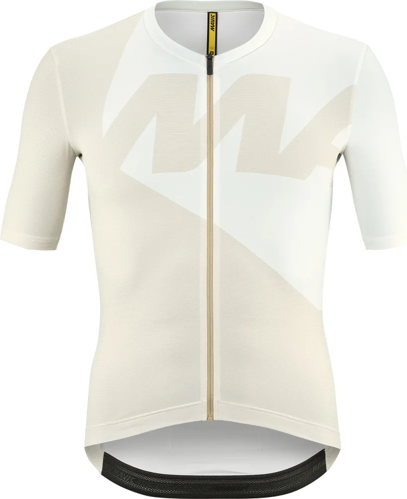 Pánsky dres s krátkym rukávom Mavic Icon Graphic White Pepper
