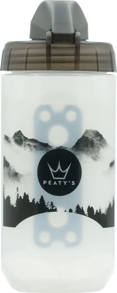 Fľaša Peaty's x Fidlock Lockin Mountains Clear 450 ml
