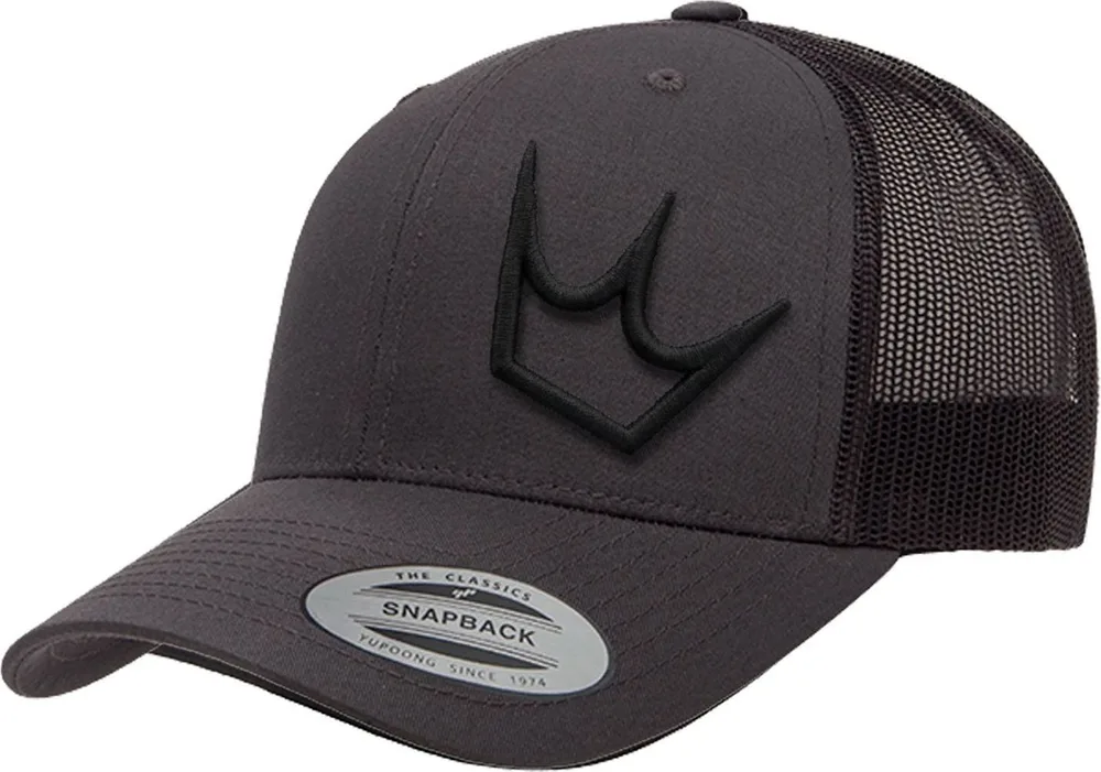 Šiltovka Peaty's Pubwear Trucker Cap Crown Charcoal / Black (PPW-CAP-CWN-CHB)