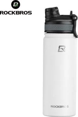 Fľaša termo nerezová RockBros, biela, 550 ml