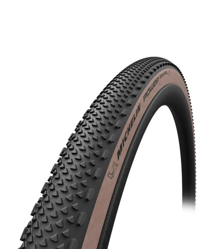 Plášť POWER GRAVEL 700x35C (35-622) 3x120TPI 415g TLR hnedý bok skladací