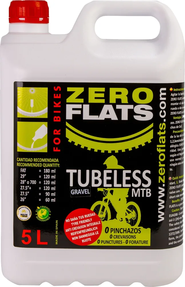 Bezdušový tmel ZeroFlats MTB/Gravel, 5000ml