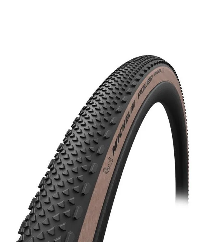 Plášť POWER GRAVEL 700x40C (40-622) 3x120TPI 495g TLR hnedý bok skladací