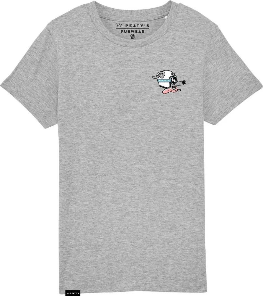 Tričko s krátkym rukávom Peaty's Kidswear - Can Can / Grey