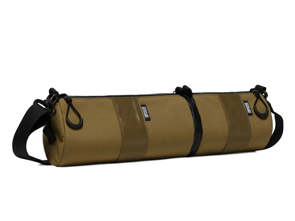 Capsuled Taška na rám Bike Bag 3,8 l Military Olive, Čierna/Sivá/Hnedá