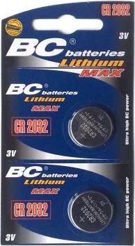 Batéria - Lithium CR2032, 3V, 2 ks/sada, v blistri