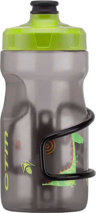 Fľaša s košíkom CTM Kaito 0,4 l - dymová