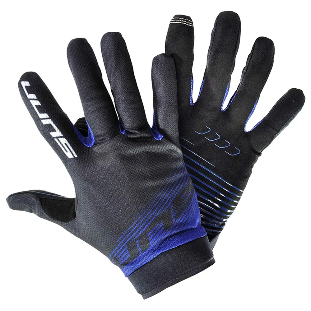 SUNN Cyklistické rukavice AIR 1 BLUE XXXL, Čierna/Modrá