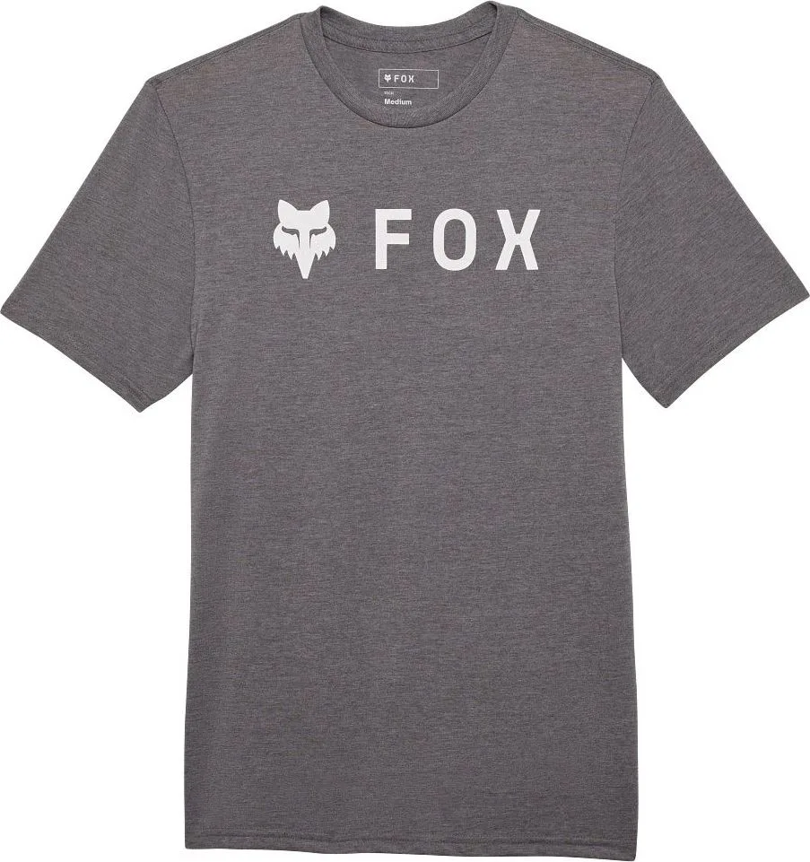 Pánske funkčné tričko Fox Absolute Tech, krátky rukáv, Heather Graphite