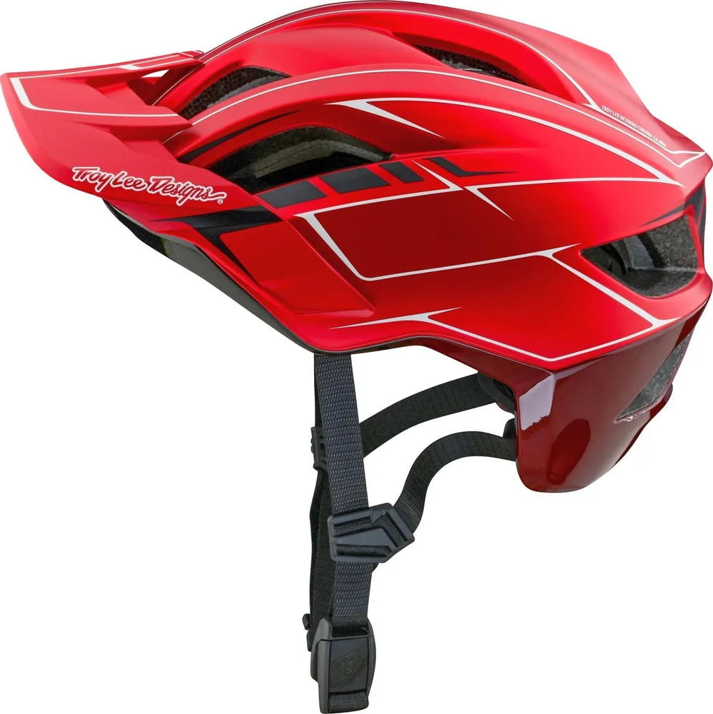 Prilba TLD Flowline SE MIPS Pinstripe Red