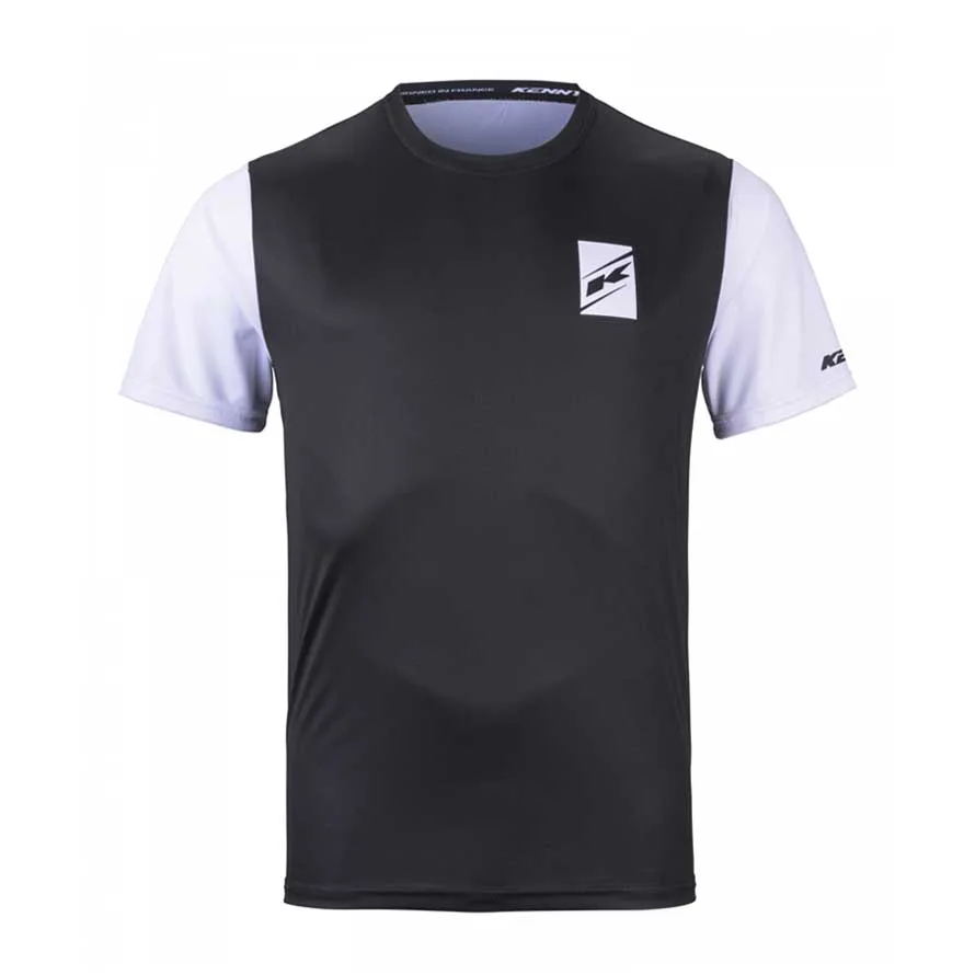 KENNY Cyklistické tričko PATROL Black, Čierna