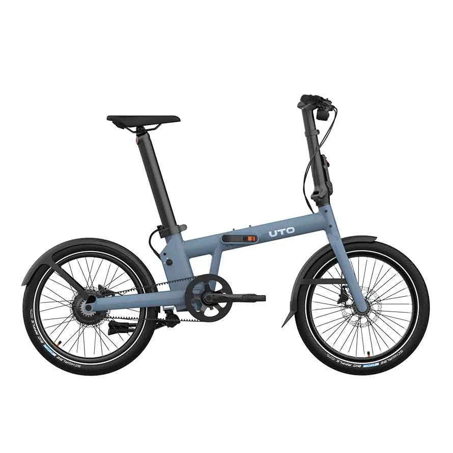 UTO Skladací elektrobicykel PRO20 2025 Mineral Blue, Zelená/Sivá/Modrá/Béžová