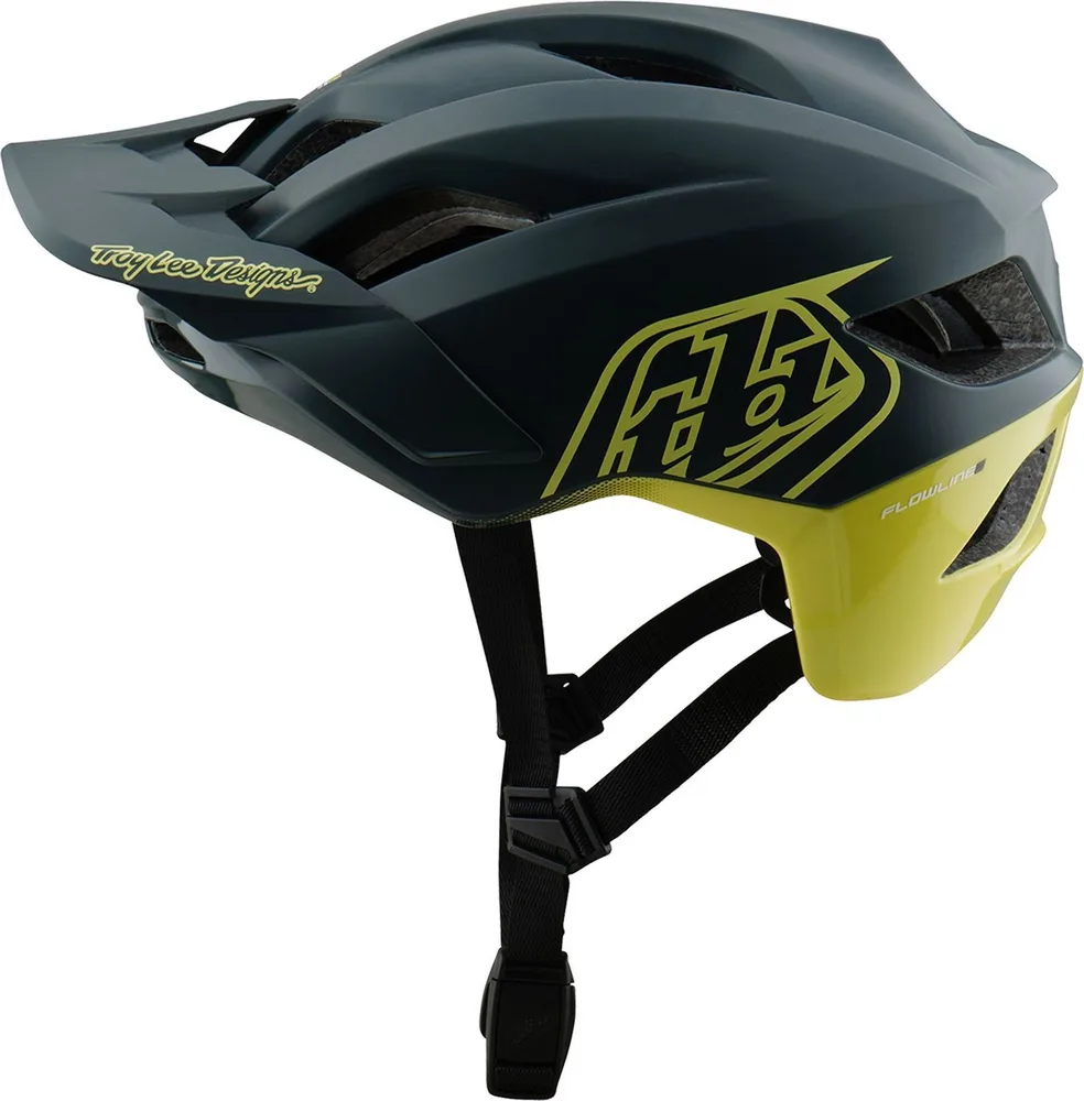 Prilba TLD Flowline SE Badge Gray / Glo Yellow