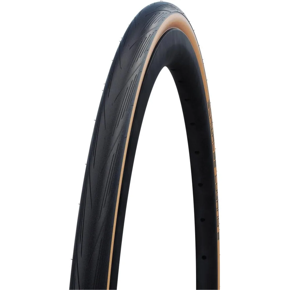 Plášť LUGANO II 700x25C (25-622) 50EPI 365g K-Guard SiC hnedý bok