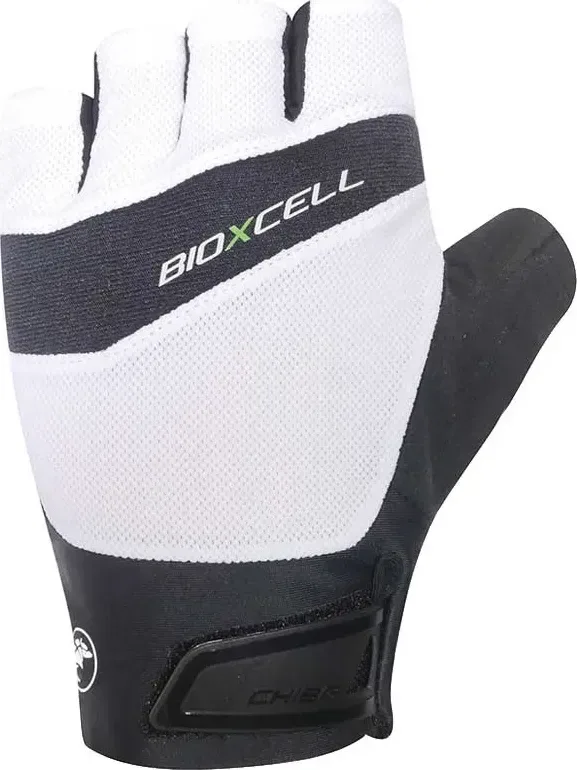 Chiba Cyklistické rukavice pre dospelých BioXCell Pro biele M, Biela