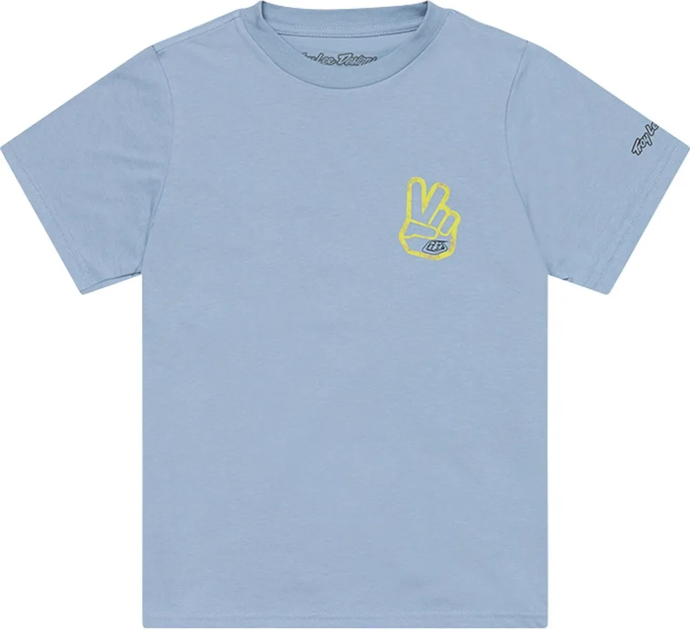 Detské tričko s krátkym rukávom TLD Peace Out Smoke Blue