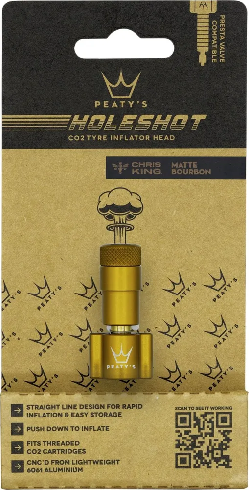 Hlavica CO2 pumpy Peaty's Holeshot Bourbon