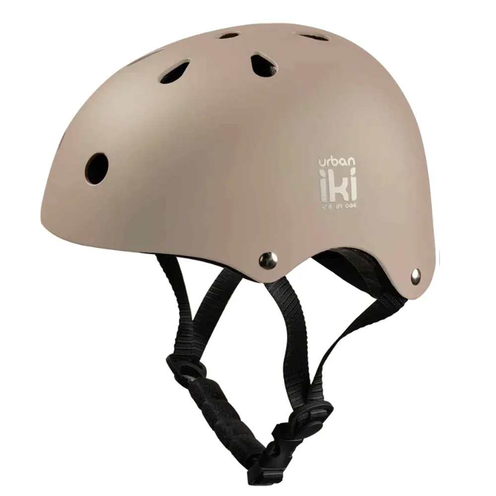 Urban Iki Detská cyklistická prilba Maxi Béžová, Čierna/Sivá/Hnedá/Béžová