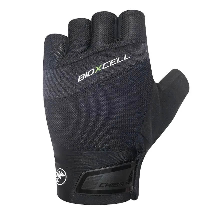 Chiba Cyklistické rukavice pre dospelých BioXCell Pro čierne S, Čierna