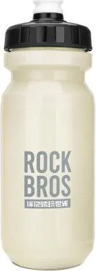 Cyklofľaša RockBros, polypropylén, 600 ml, krémová