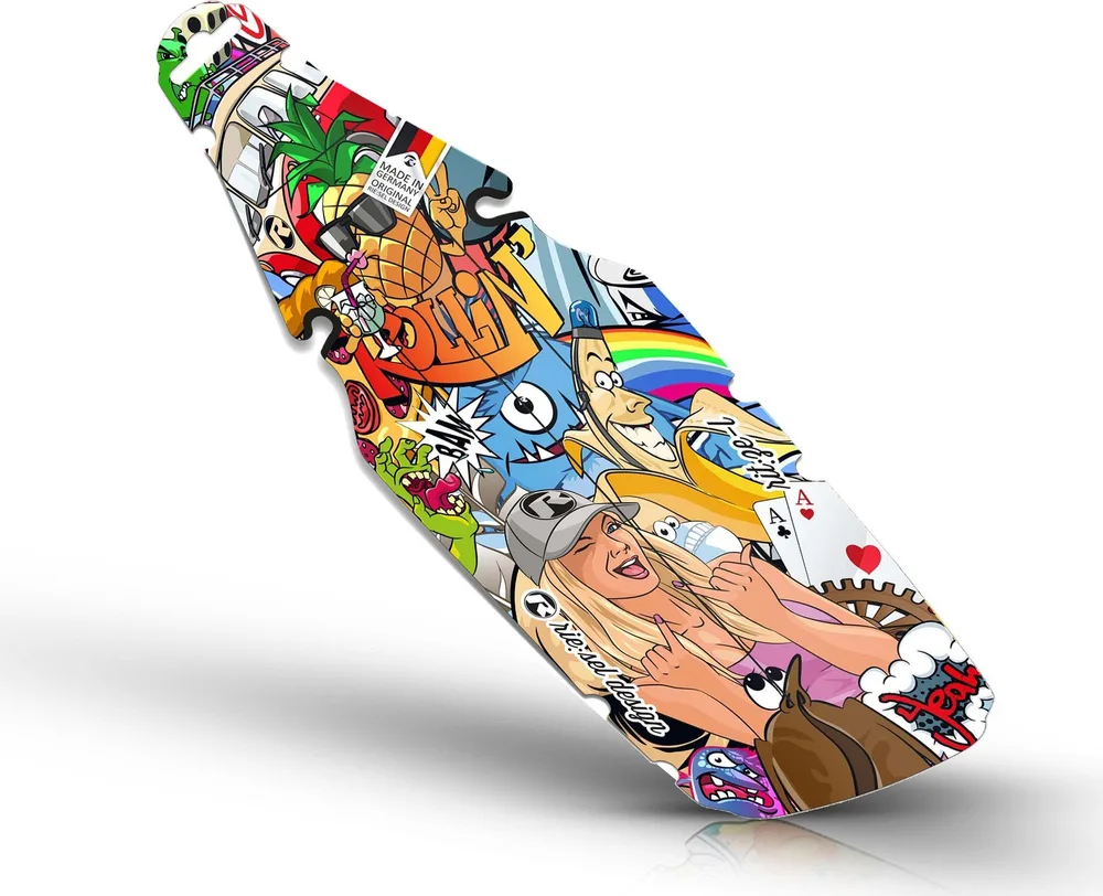 Zadný blatník RIESEL Rit:ze Large, Stickerbomb Eyecatcher