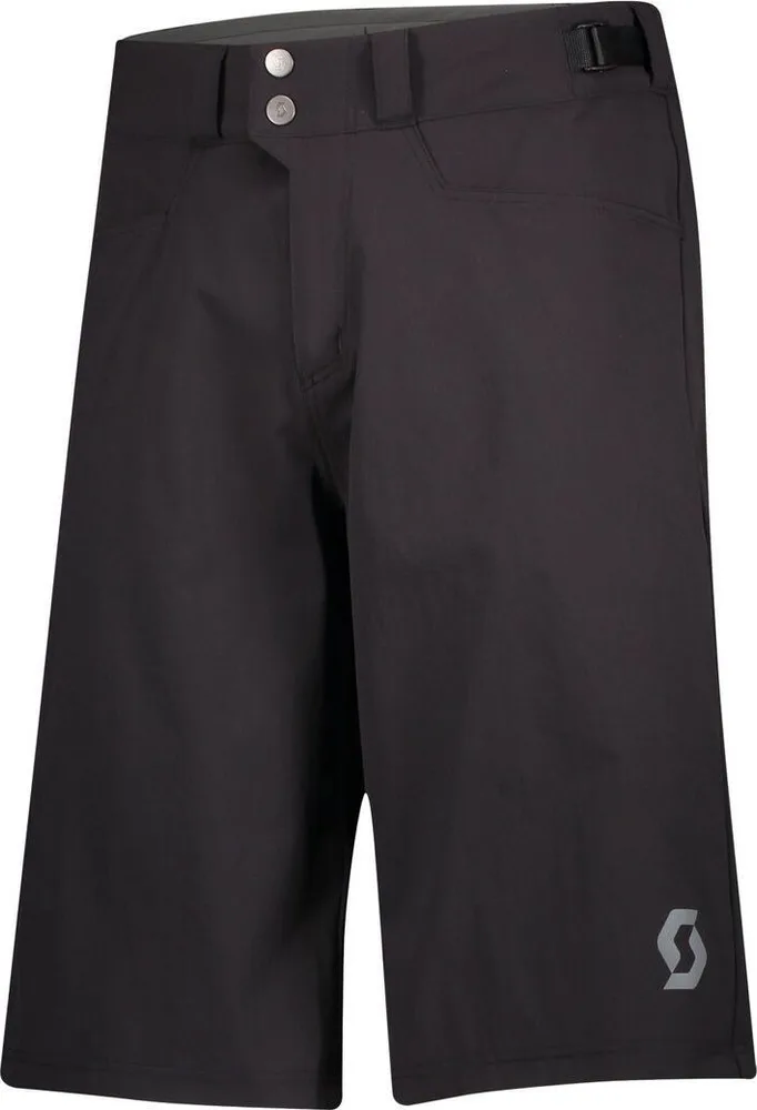 Pánske kraťasy Scott Trail Flow s vložkou, Black, XL
