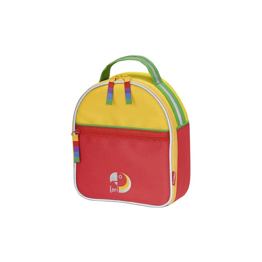 KLICKfix Lori Bag detský kufrík 2l Červená, Zelená/Modrá/Červená/Fialová