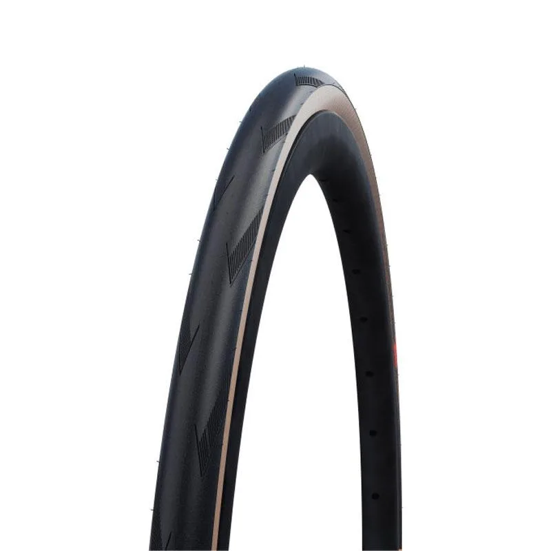 Plášť PRO ONE 700x32C (32-622) 127EPI 345g TLE Evo V-Guard Super Race Addix Race hnedý bok skladací