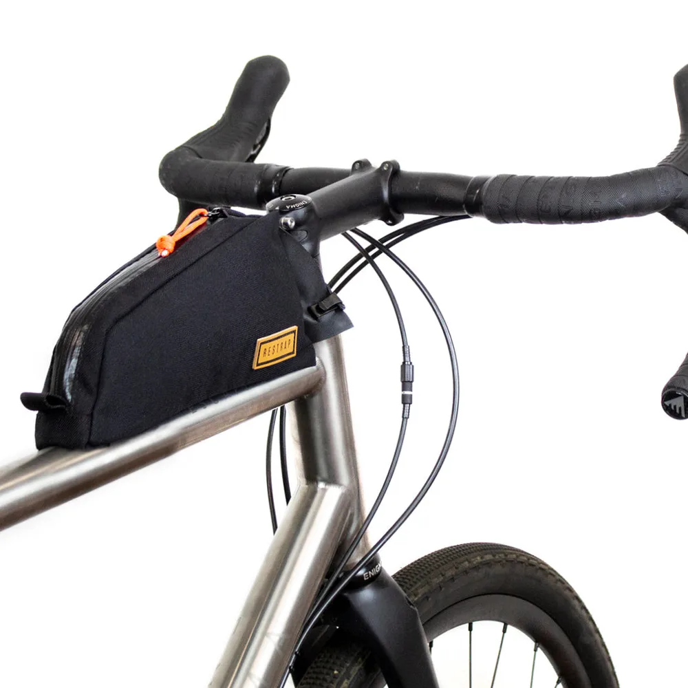 Restrap Bolt On Top Tube Bag taška na rám, 0.8 l, čierna