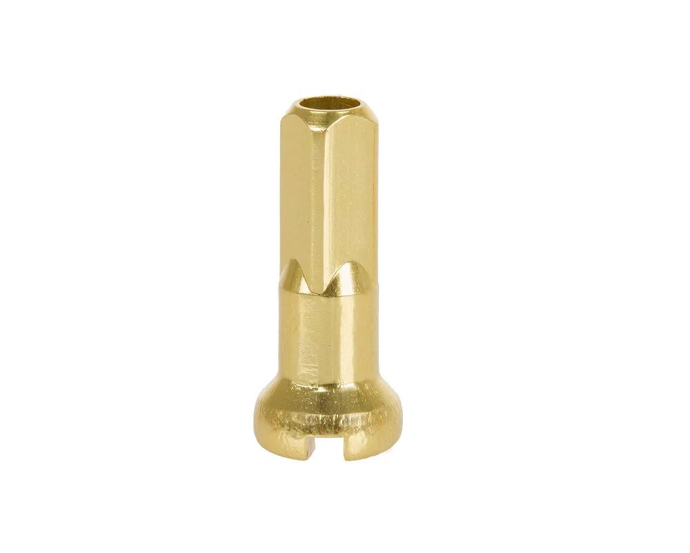 Niple hliníkové 2x14mm, zlaté