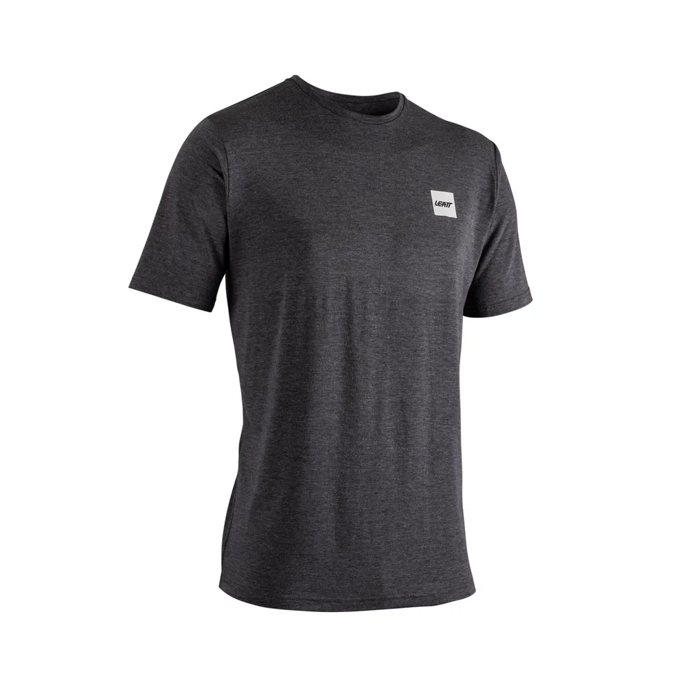 LEATT tričko Tech, Ghost Black