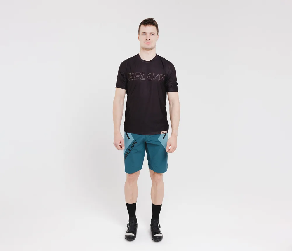 Enduro dres KELLYS TYRION 2 krátky rukáv black- S