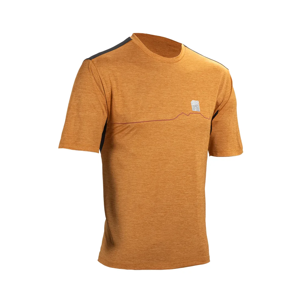 Leatt cyklistický dres MTB Trail 1.0, Rust
