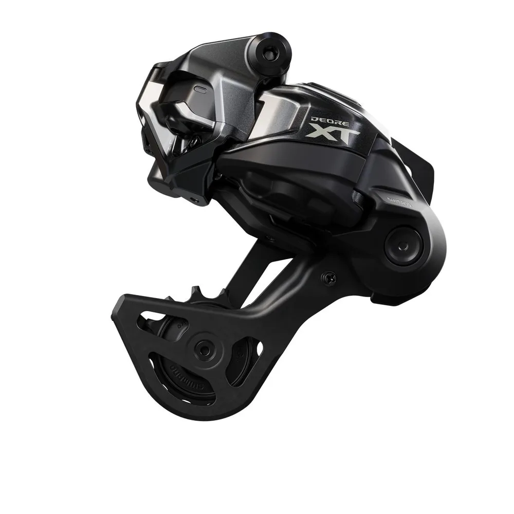 Prehadzovačka XT RD-M8250 1x12-k. Di2 čierna Dlhé ramienko Shadow+