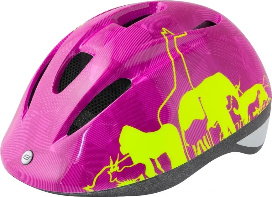 FORCE prilba FUN ANIMALS detská fluo-ružová S