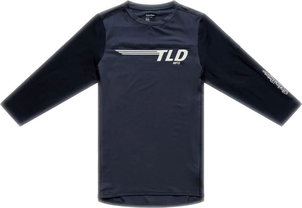 Pánsky dres s 3/4 rukávom TLD Ruckus Ride Tee Wings Carbon
