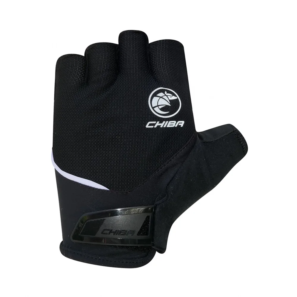 Chiba Cyklistické rukavice Sport BLACK M, Čierna