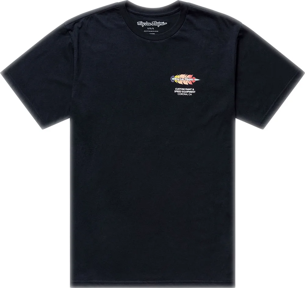 Tričko s krátkym rukávom TLD Feather Black / Black