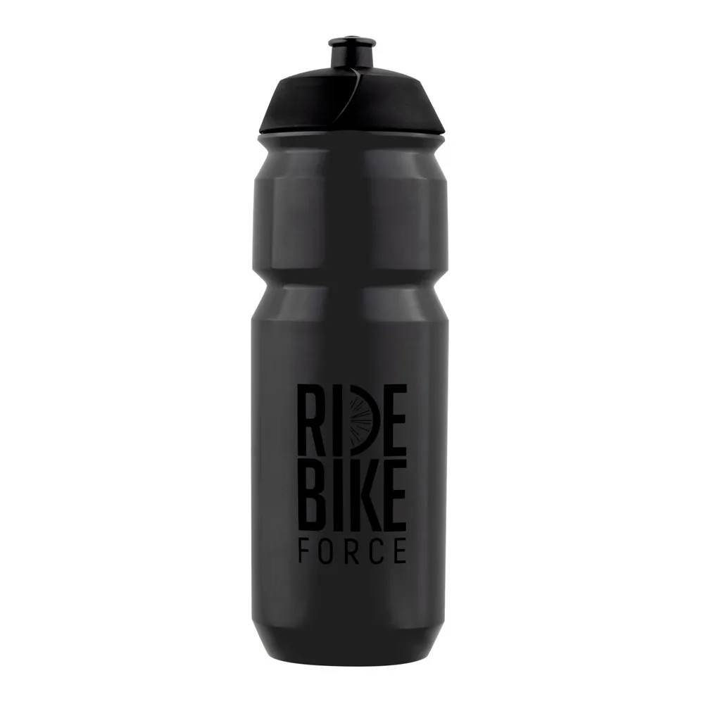 Force fľaša F RIDE BIKE 0,75 l, transparentná celočierna