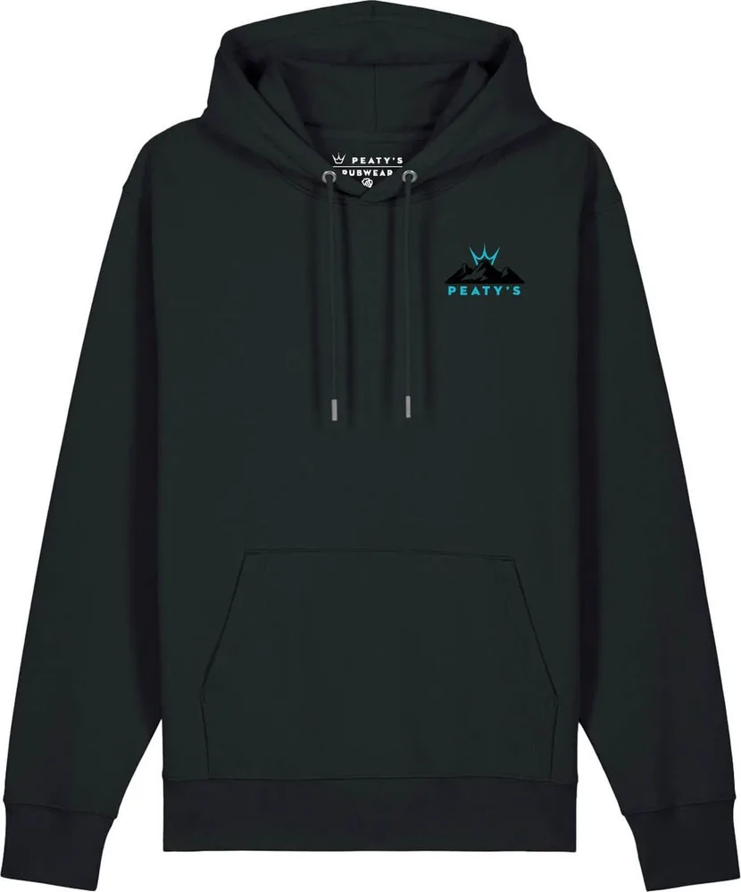 Mikina s kapucňou Peaty's Pubwear Sunrise Black