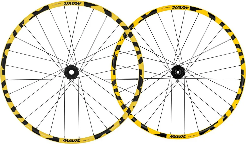 Pár kolies Mavic Deemax DH YLW Mullet 29/27 20x110/12x157 6-Bolt Shimano/SRAM HG