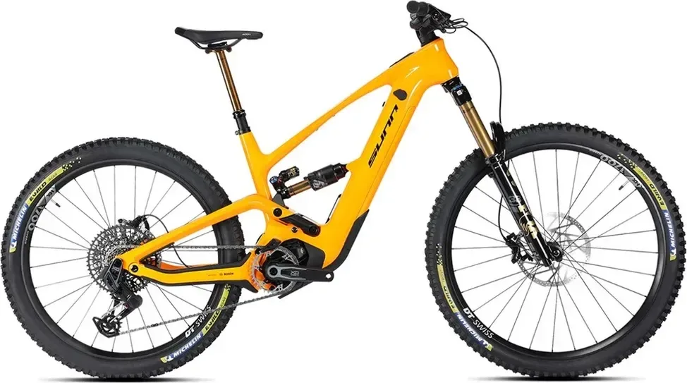 SUNN Celoodpružený horský elektrobicykel One Factory 2026 L, Žltá/Oranžová