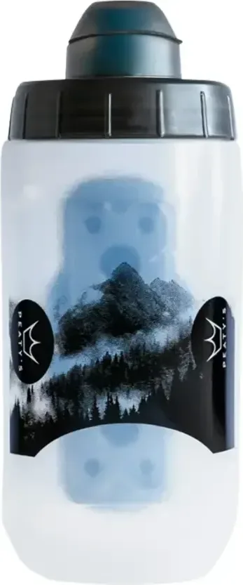 Fľaša Peaty's X Fidlock Lockin Storm Clear 450 ml