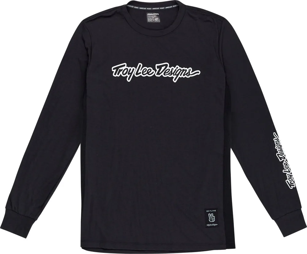 Dres s dlhým rukávom TLD Skyline Ride Tee Signature Black