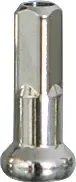 Niple mosadzné 2x16mm, strieborné