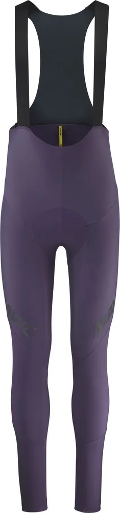 Pánske zateplené nohavice s vložkou a trakmi Mavic Ksyrium Thermo Purple Velvet