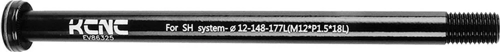 Zadná oska KCNC KQR08 Shimano E-Thru Boost 12x148, 177mm - čierna